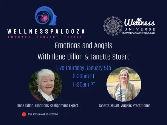 Wellnesspalooza 2025 Érzelmek és angyalok Ilene Dillonnal és Janette Stuarttal