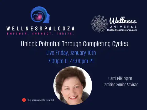 Wellnesspalooza 2025 Döngüleri Tamamlayarak Potansiyeli Açığa Çıkarın Carol Pilkington